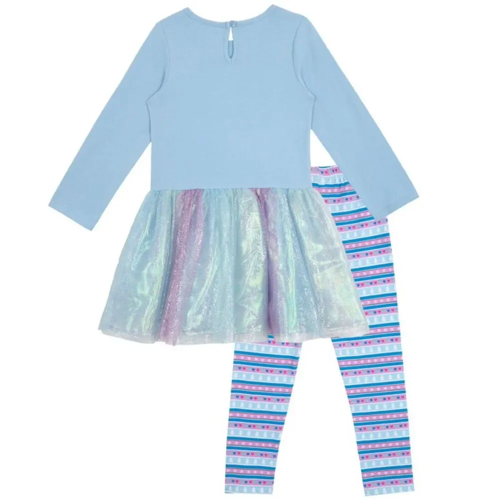 NEW Girls Sz 2 Toddler SPARKLE ALL THE WAY Snowman Christmas Holiday 2 Pc Outfit